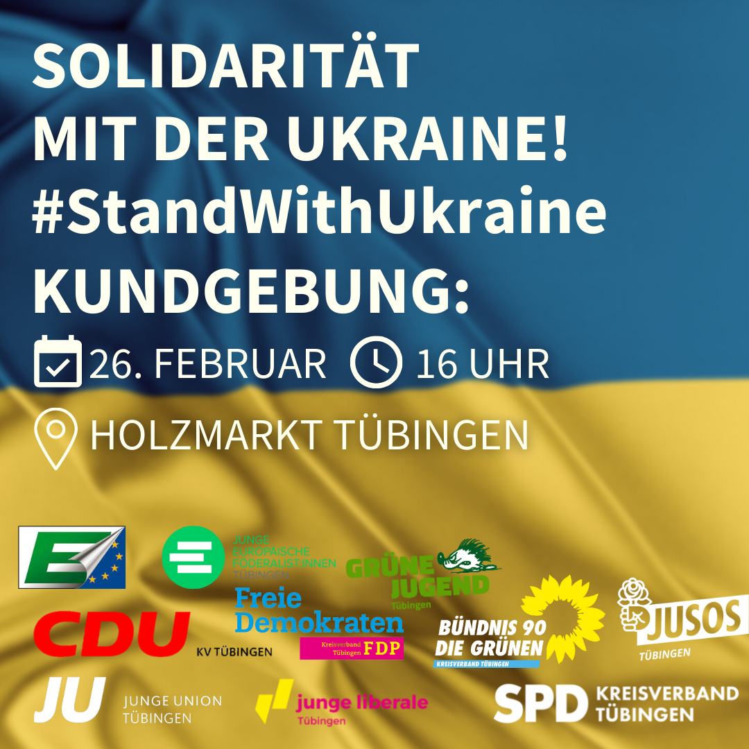 Solidarität Mit Der Ukraine – Für Frieden In Europa: Die Lage In Der ...